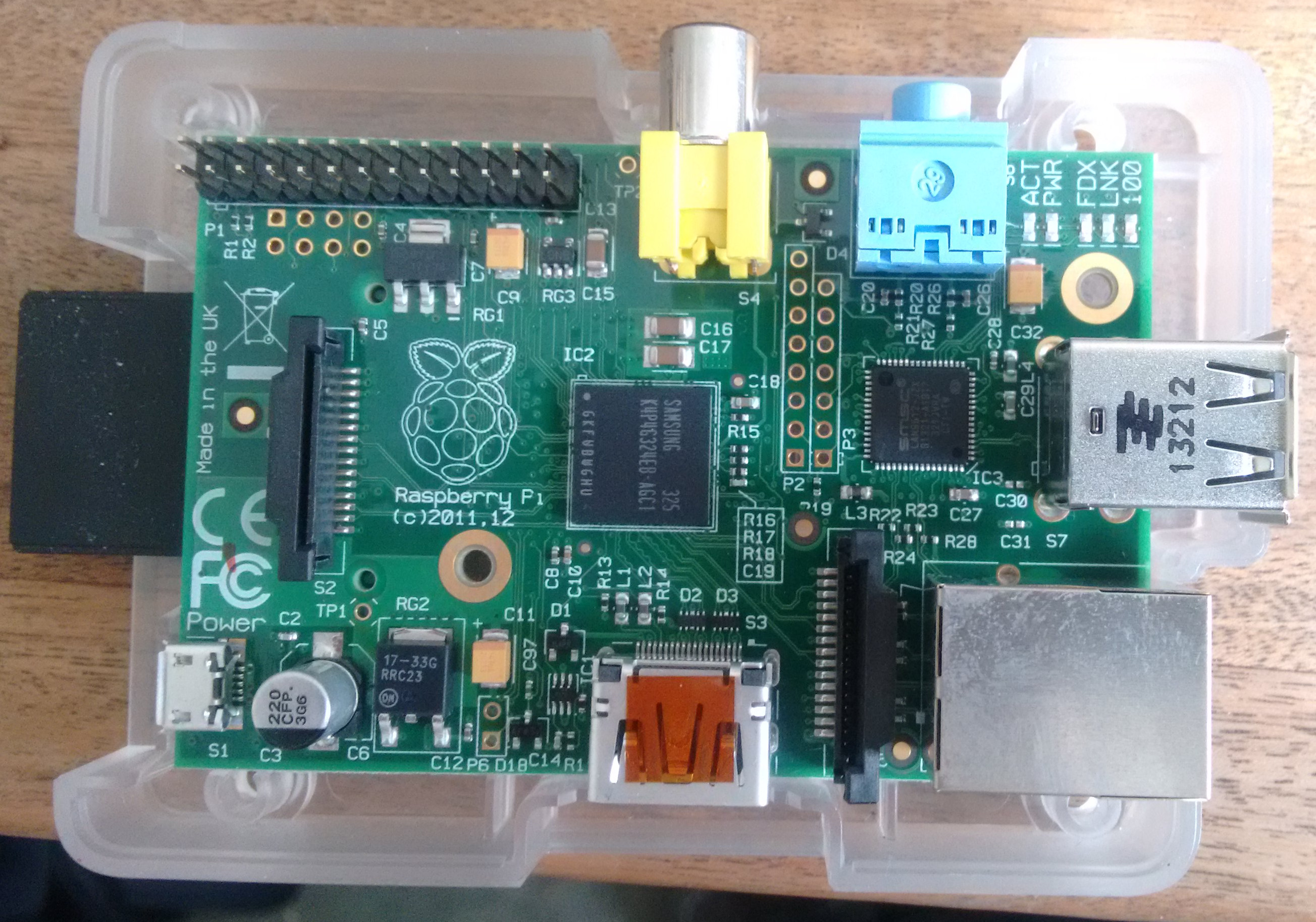 Picture of a Raspberry Pi